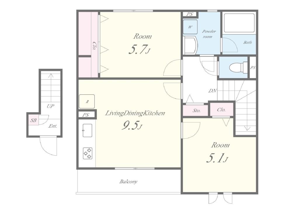マグノリア 間取り図