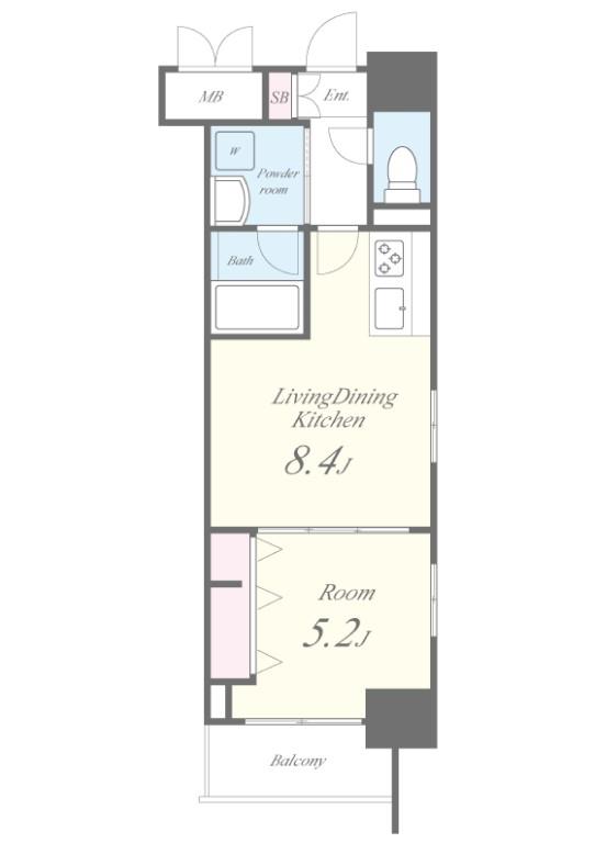 ROOTs Shinjuku Wakamatsucho(ルーツシンジュクワカマツチョウ) 間取り図