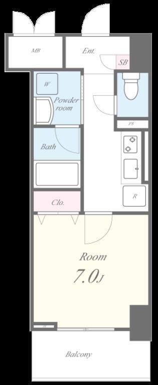 ブリリアコート金山 間取り図