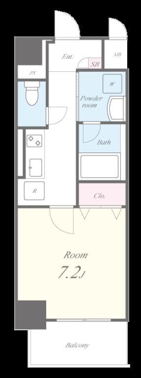 ボー デュ キャナル幅下 間取り図