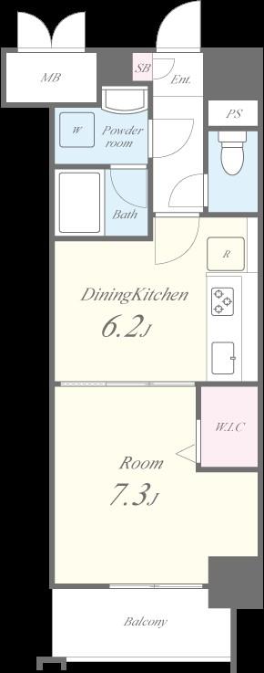 マイコスモス 間取り図