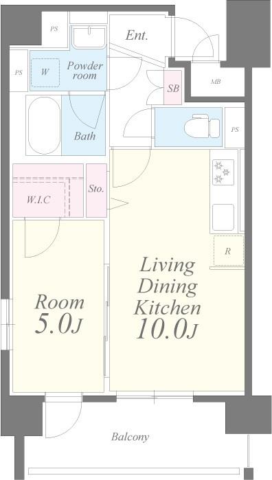 クリスタル丸の内 間取り図