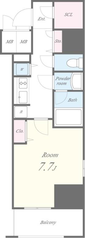 セイワパレス丸の内駅前プレミア 間取り図