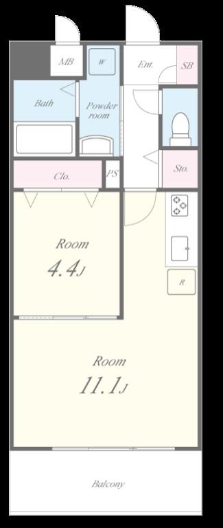 グリシーヌ 間取り図