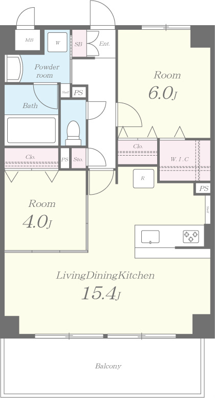 ザ・グレース京都岡崎 間取り図