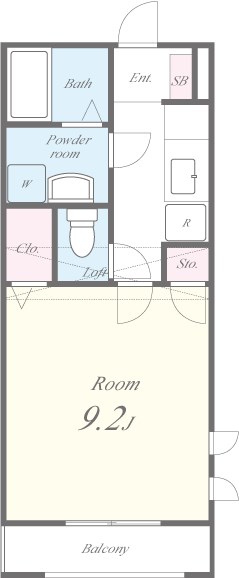 ノォア・フロッド 間取り図