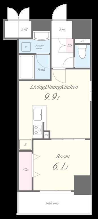 ファミールプライム 間取り図