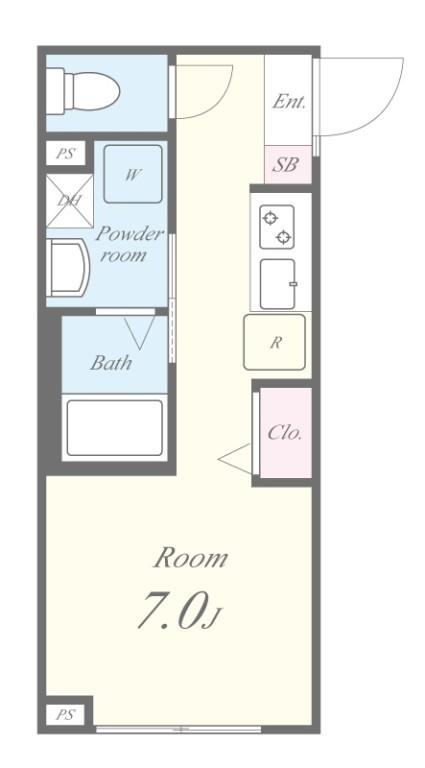 コルビジェⅣ 間取り図