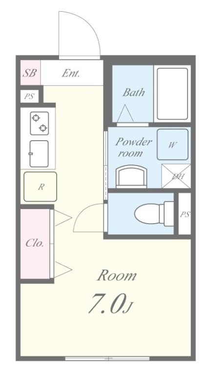 コルビジェⅣ 間取り図