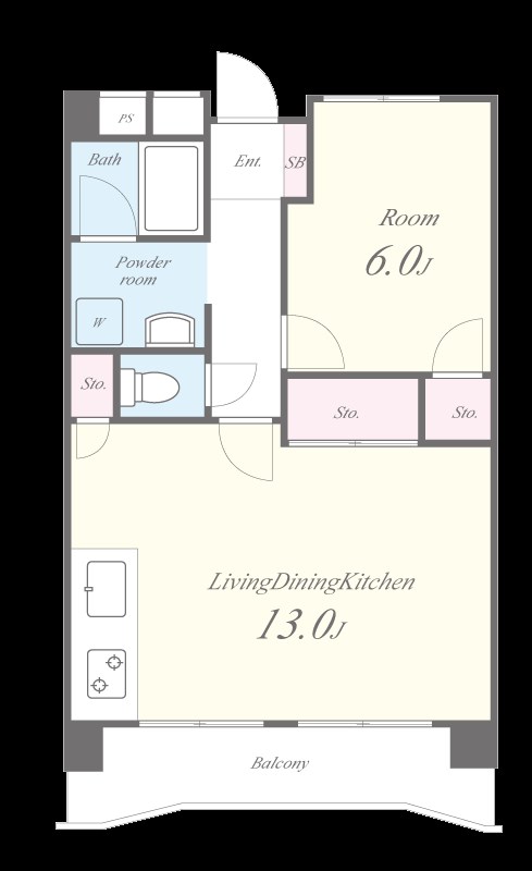 グランデあんご 903号室 間取り