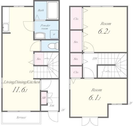 ｴｸｾﾙﾊｲﾑ 間取り図