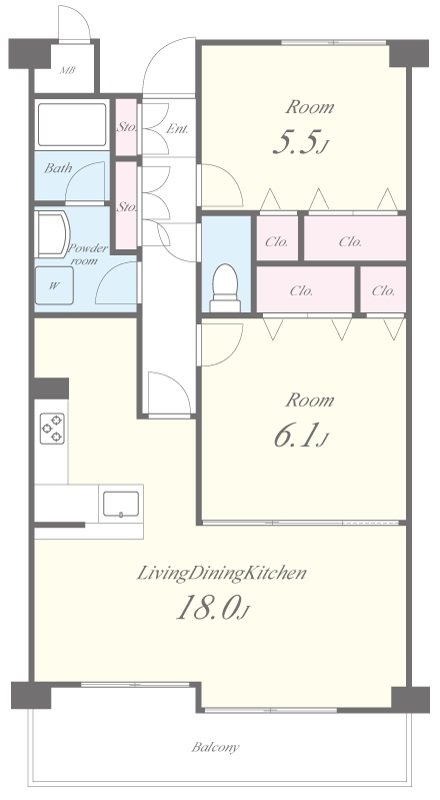グランドフローラ 間取り図