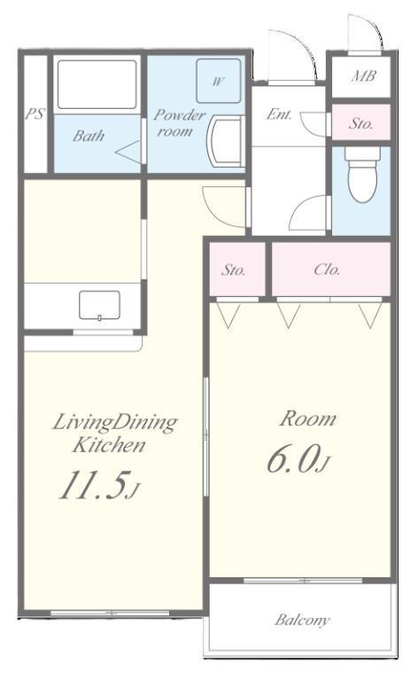 アバンザール香里園 間取り図