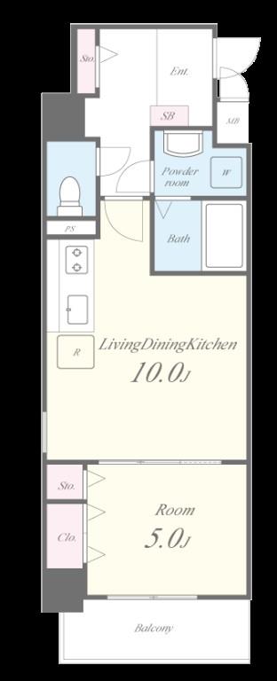 エスポワール黄金 間取り図