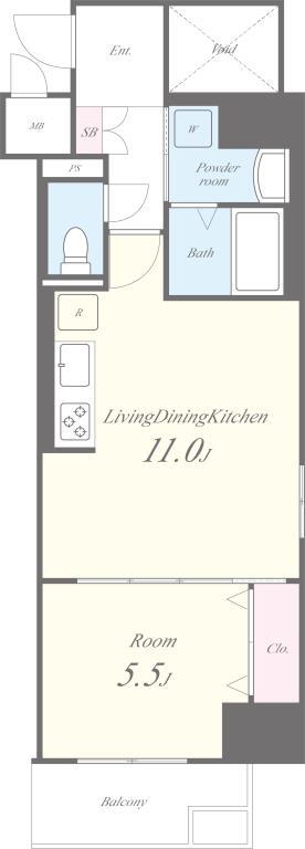 グランコート北園 0901号室 間取り