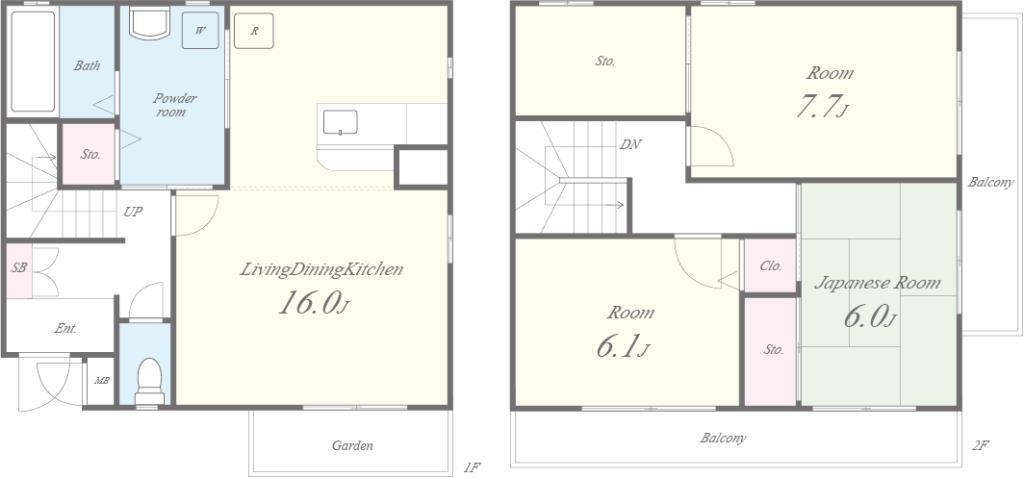 ジュネスト2番館 105号室 間取り