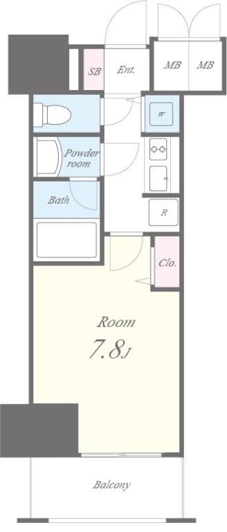 セイワパレス丸の内駅前プレミア 間取り図