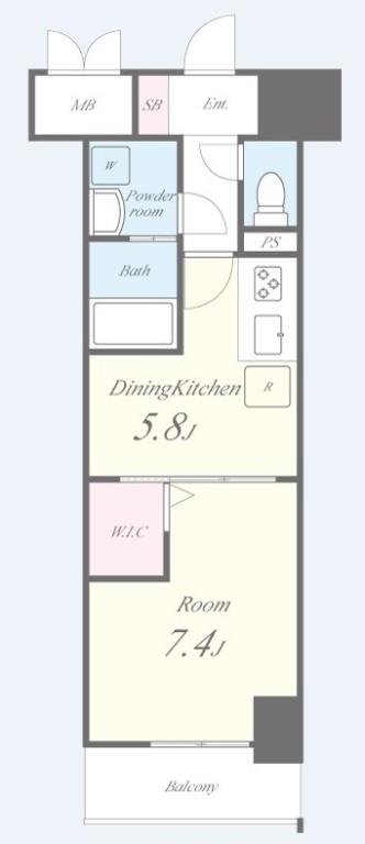 グランパークタワー 間取り図