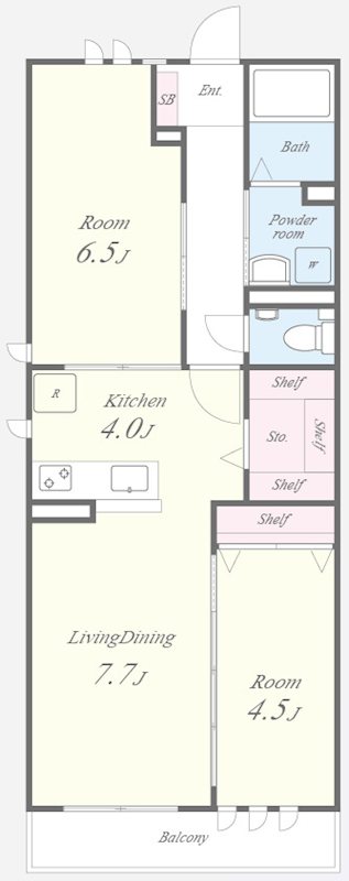 ELYM JOY IRIFUNE 間取り図