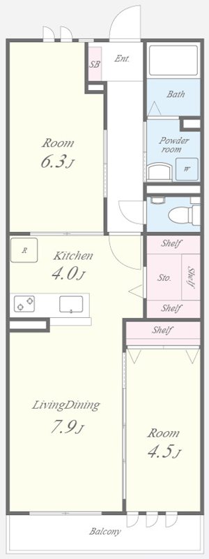 ELYM JOY IRIFUNE 間取り図