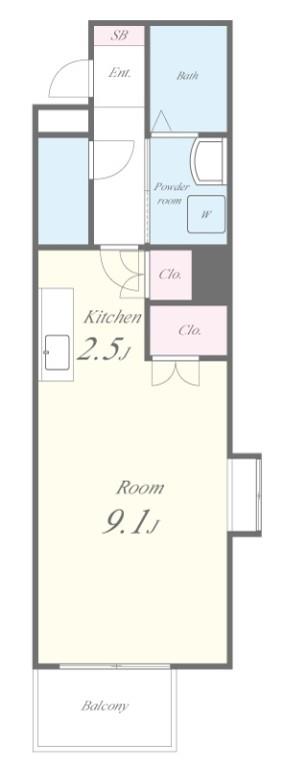 HIRO尾頭橋 間取り図