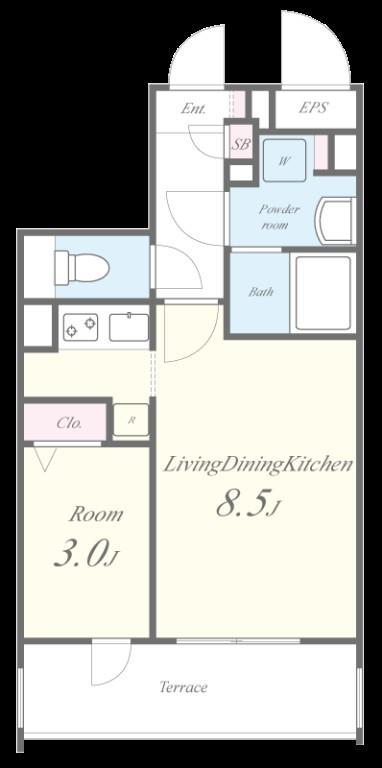 quador(クアドール)神宮西 間取り図
