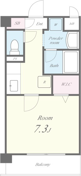 エスト・ドミール(大東市) 間取り図