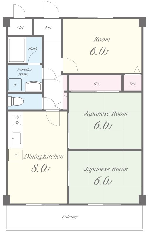 ネストクレール 間取り図