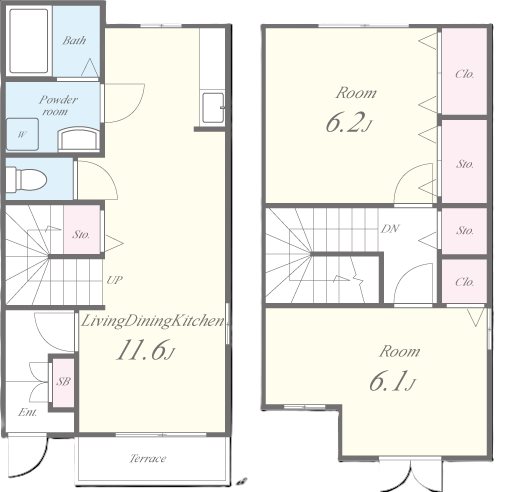 ｴｸｾﾙﾊｲﾑ 間取り図