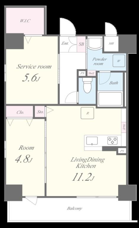 ダイレ・エヌ 205号室 間取り