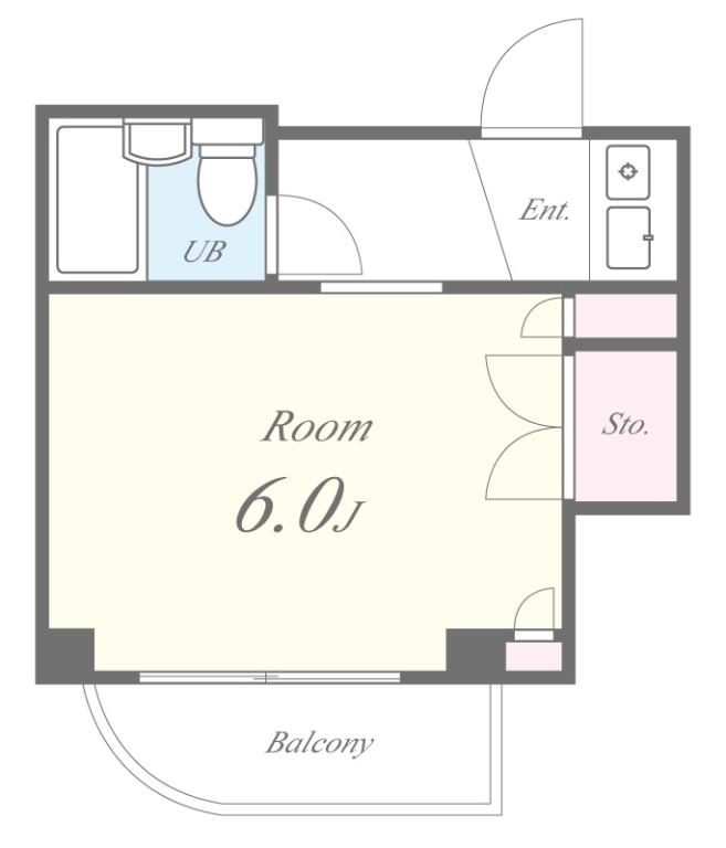 グレイス北天満 704号室 間取り