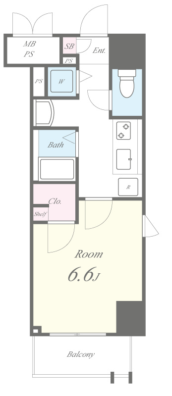 ルポルスタ湘南 間取り図