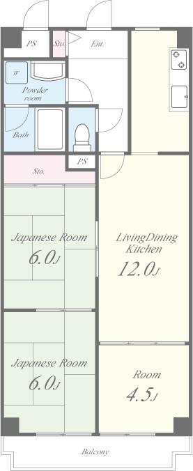 エクステンド藤戸 間取り図