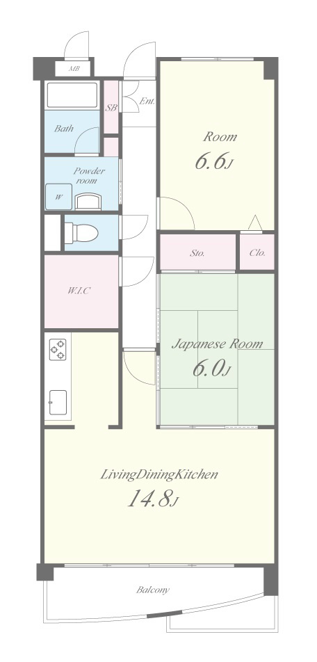 セゾン・エスポワール 109号室 間取り