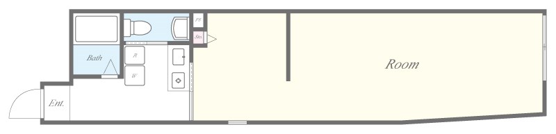 グランディスタ谷町九丁目 301号室 間取り