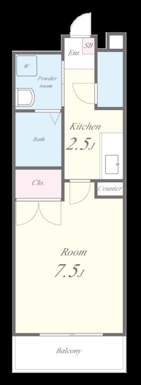 HIRO尾頭橋 間取り図