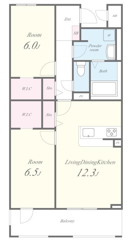 仮称）昭代1丁目プロジェクト 間取り図