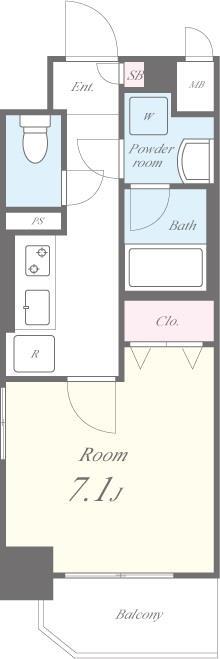 アクアエテルナ泉 間取り図