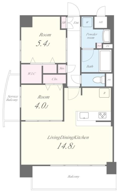 グランコート高槻 701号室 間取り