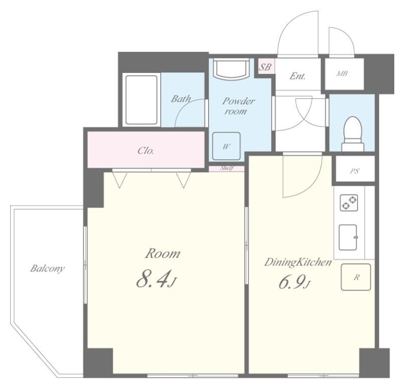 幸永マンション 303号室 間取り