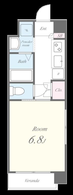 Bonne Chance(ボンヌシャンス) 間取り図