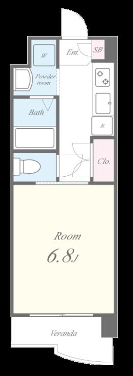 Bonne Chance(ボンヌシャンス) 間取り図