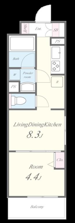ローレル 間取り図