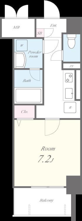メイプル岩塚本通 間取り図