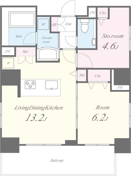 PARK RESIDENCE HARAJUKU 間取り図