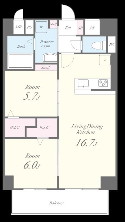 博多グランドレジデンス 間取り図
