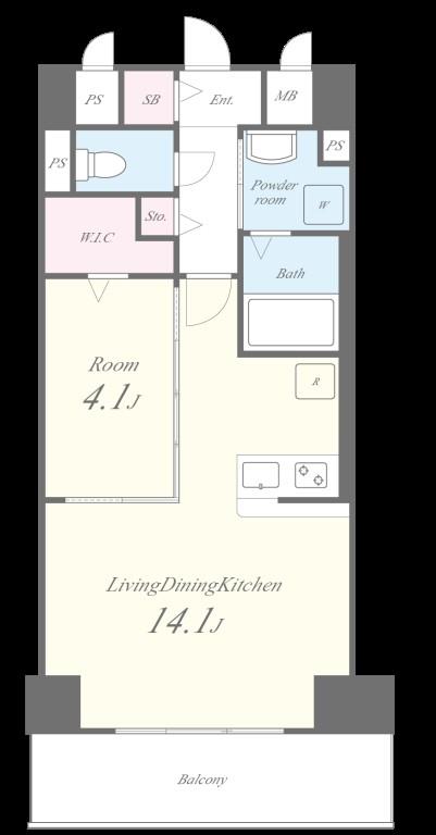 博多グランドレジデンス 間取り図