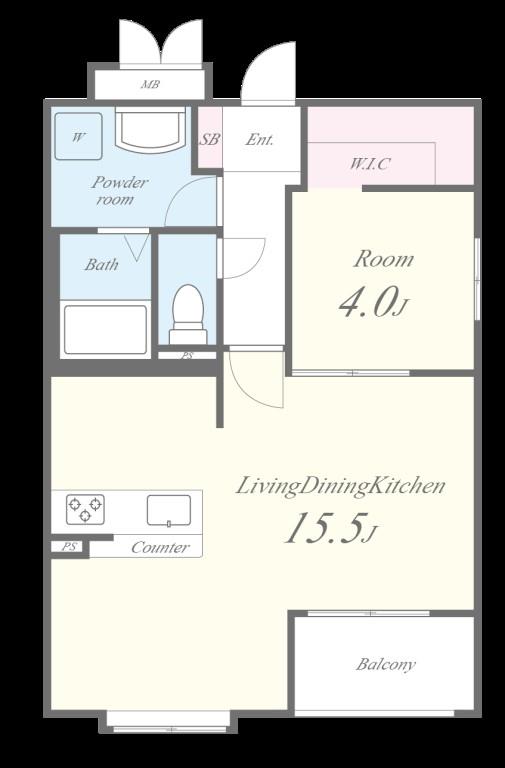 レトワール今川 間取り図