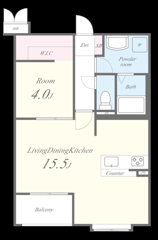 レトワール今川 間取り図