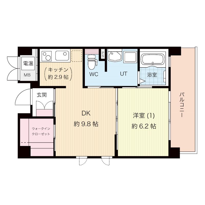 レジデンス八楽 間取り図